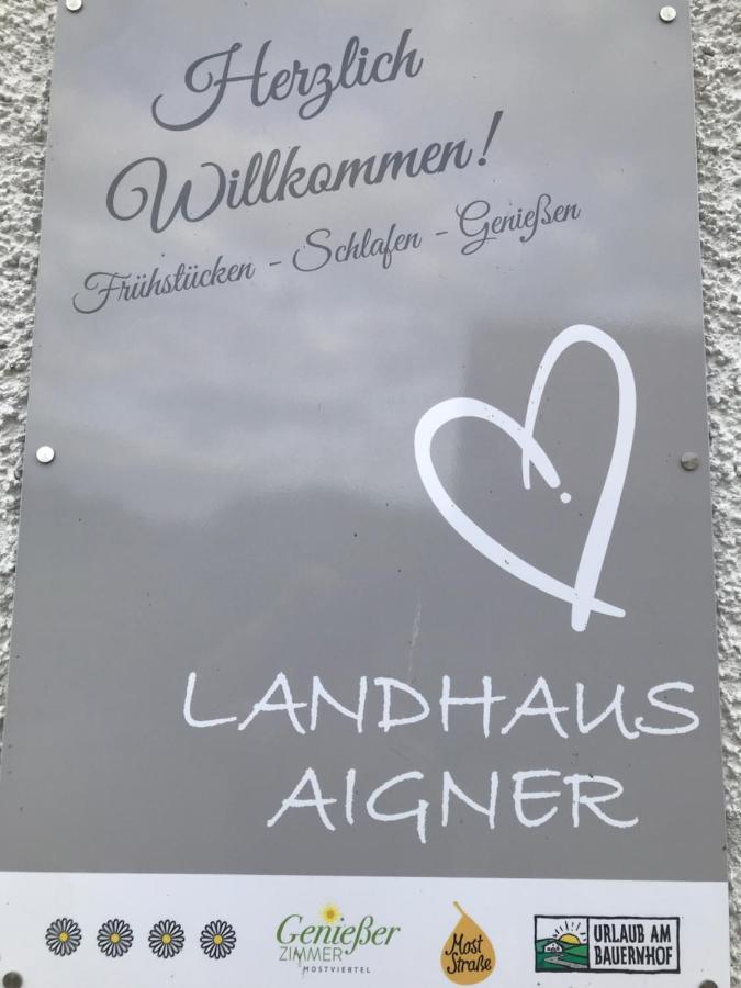 Landhaus Aigner Allhartsberg Eksteriør bilde